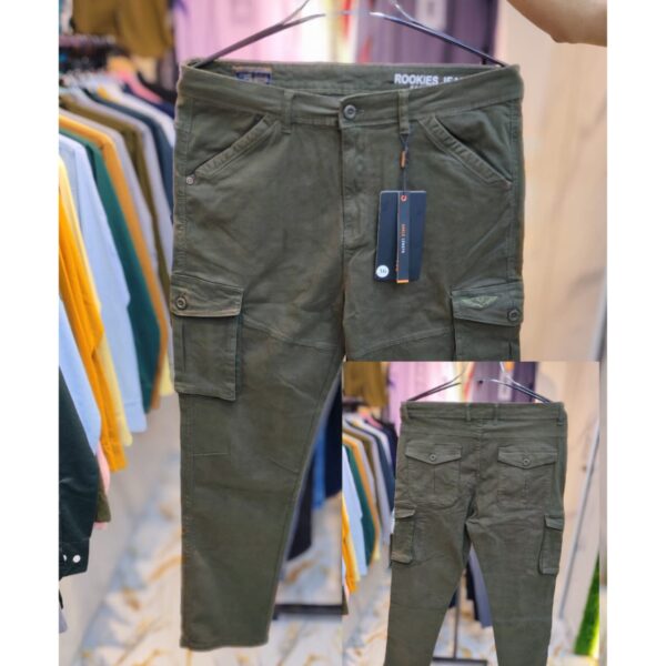 MEN’S 6 POCKET WOVEN MOBILE PANT (Olive)