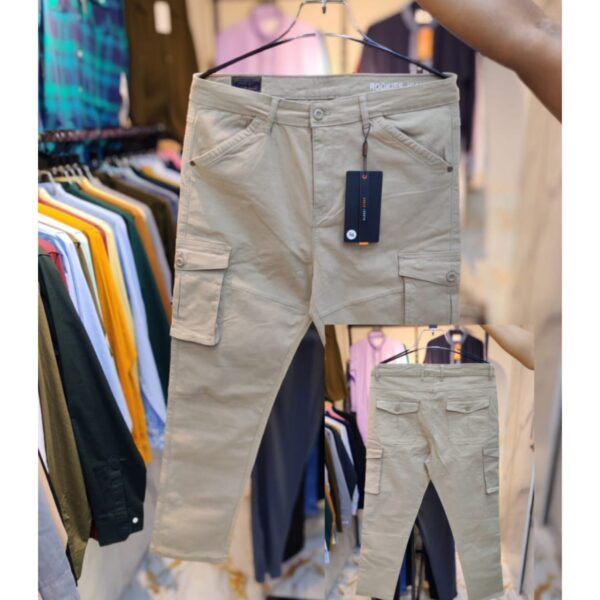 MEN’S 6 POCKET WOVEN MOBILE PANT (Khaki)